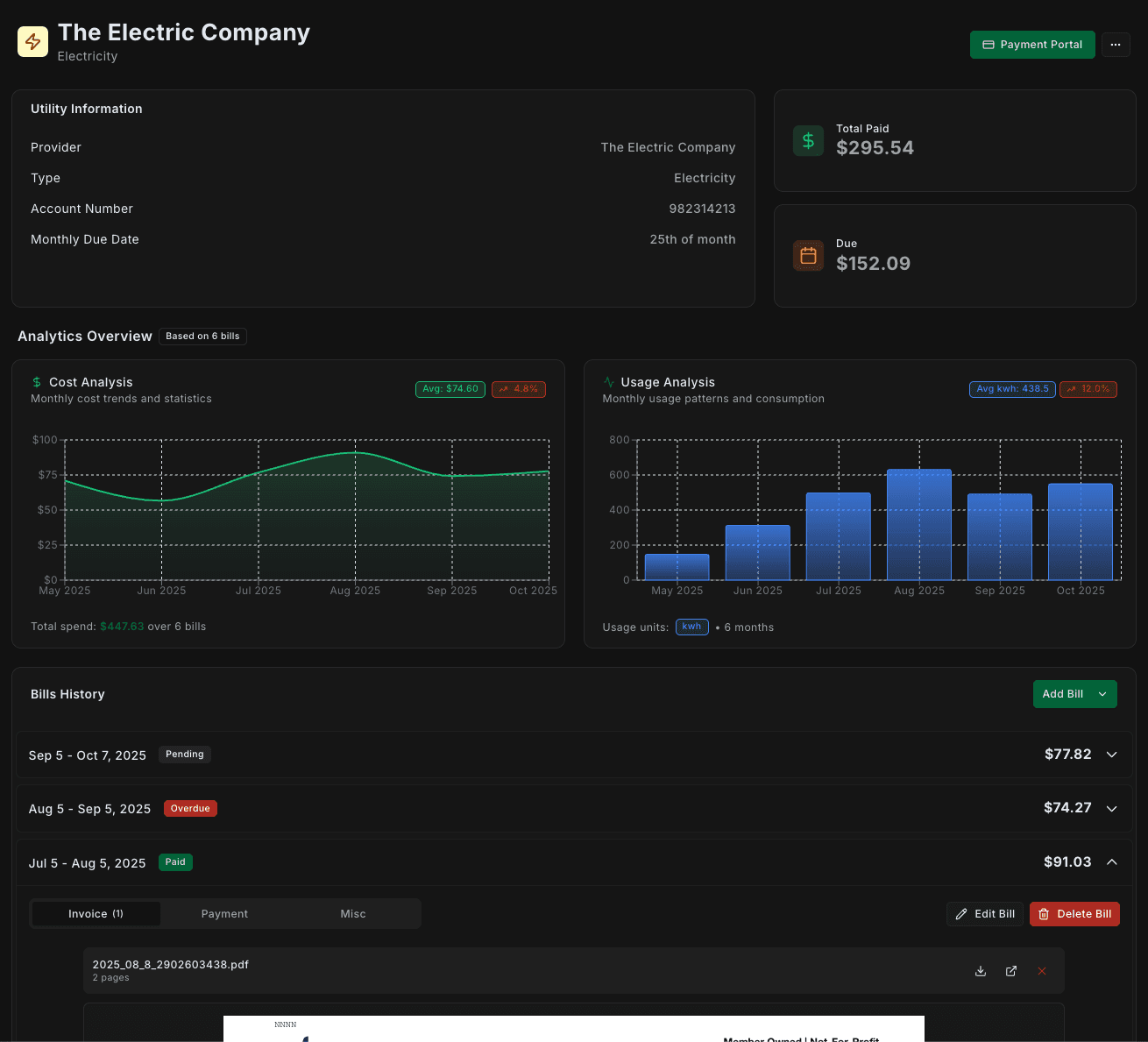 Utility Interface