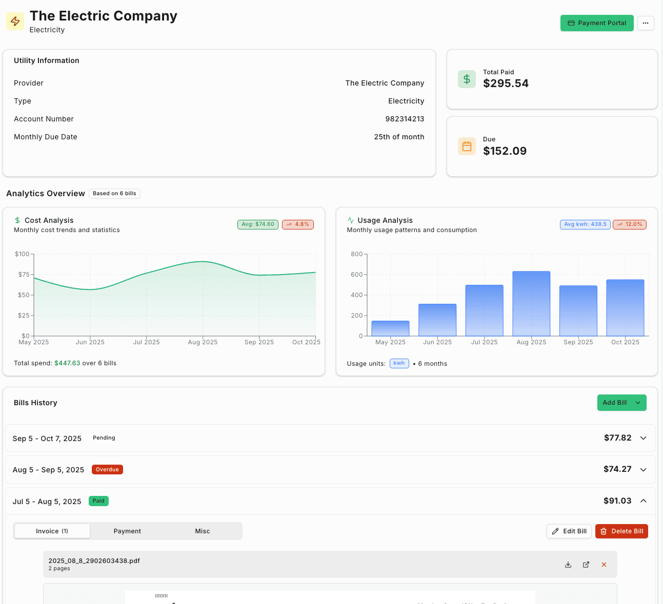 Utility Interface